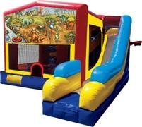 7-in-1 Dinosaur Themed Inflatable 7-in-1 Dinosaur Themed Inflatable