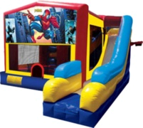 7-in1 Spider-Man Themed Inflatable 7-in1 Spider-Man Themed Inflatable