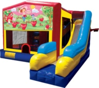 7-in-1 Stawberry Shortcake Themed Inflatable 7-in-1 Stawberry Shortcake Themed Inflatable