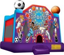 Sports Themed Moonwalk Sports Themed Moonwalk