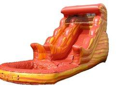 16' Fireball Splash Inflatable Water Slide with pool 16' Fireball Splash Inflatable Water Slide with pool