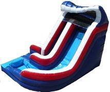 12' Patriotic Plunge Inflatable Water slide with pool 12' Patriotic Plunge Inflatable Water slide with pool